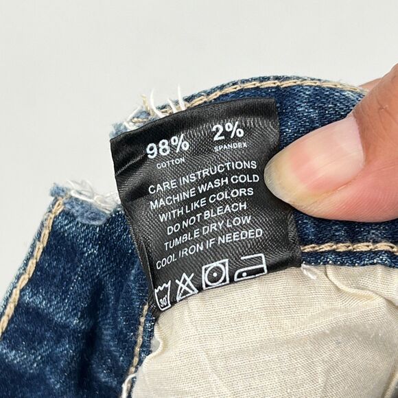 SMOKE RISE SLIM FIT MEN FASHION ENGINEERED DENIM JEANS SIZE 34 - Picture 7 of 8